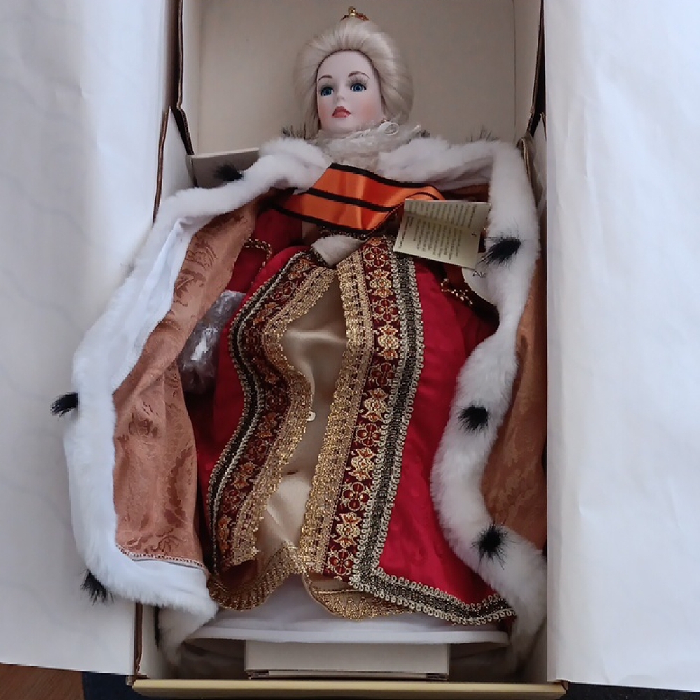 Alexandra:  Porcelain Doll. Mint Condition. New In Box w/COA. Limited Edition.